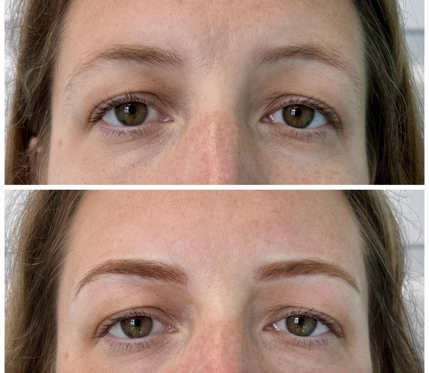 Powder Brows result by Krish Cosmetics Studio